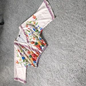 Shein flower flowy shirt